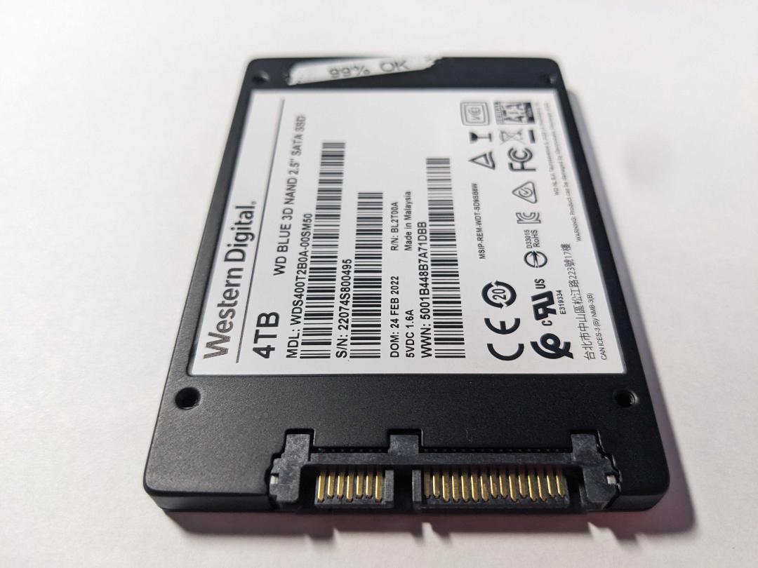 じ*ん様 内蔵型SSD 4TB WDS400T2B0A-00SM50 4000.