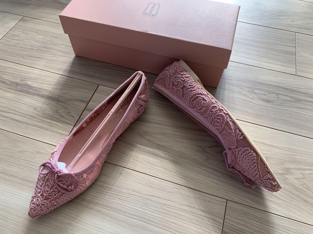 ballerinasレースバレエシューズrepetto
