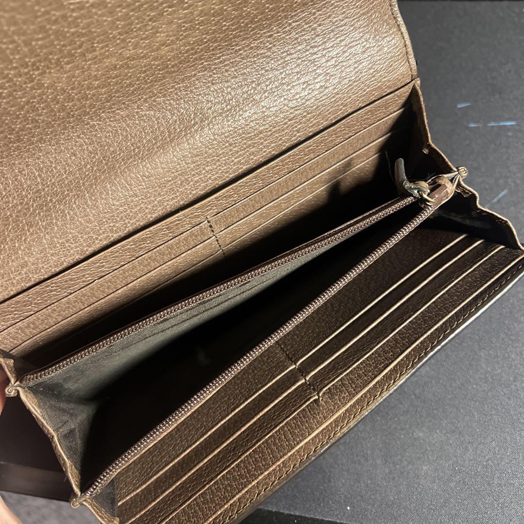 Gucci GGキャンバス 長財布 ベージュ