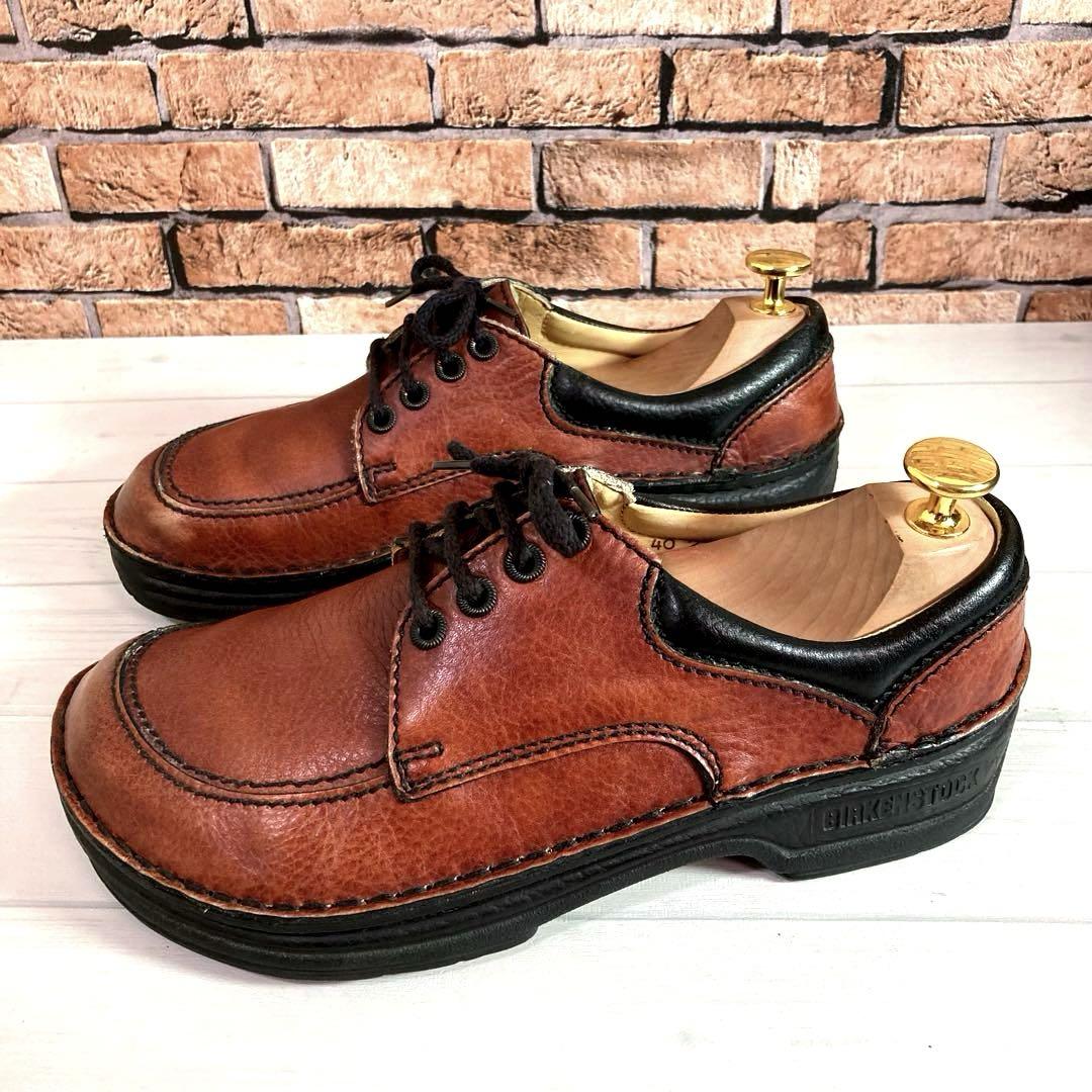 美品■ビルケンシュトック■コンフォートシューズ✨モカシン レースアップ