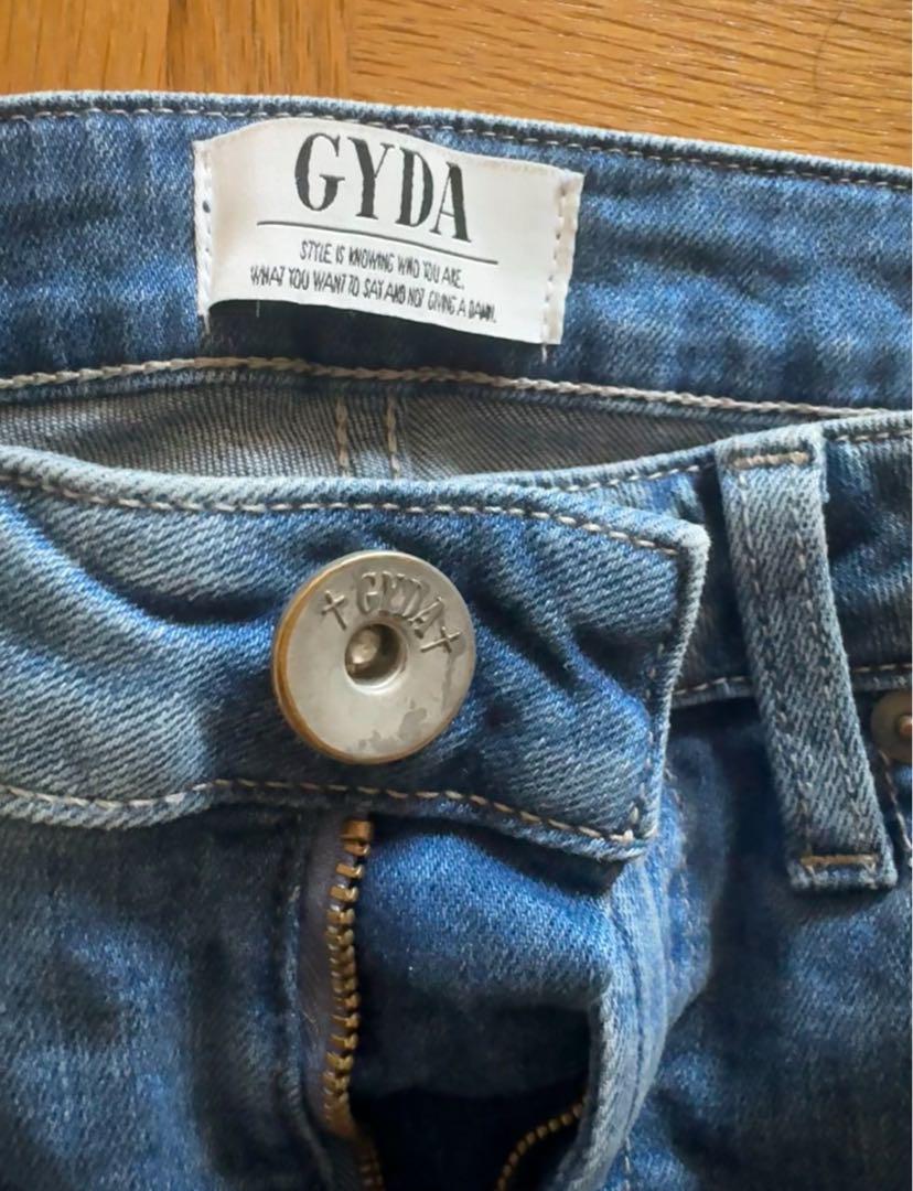 GYDA スキニーデニム Mサイズ ダメージ加工