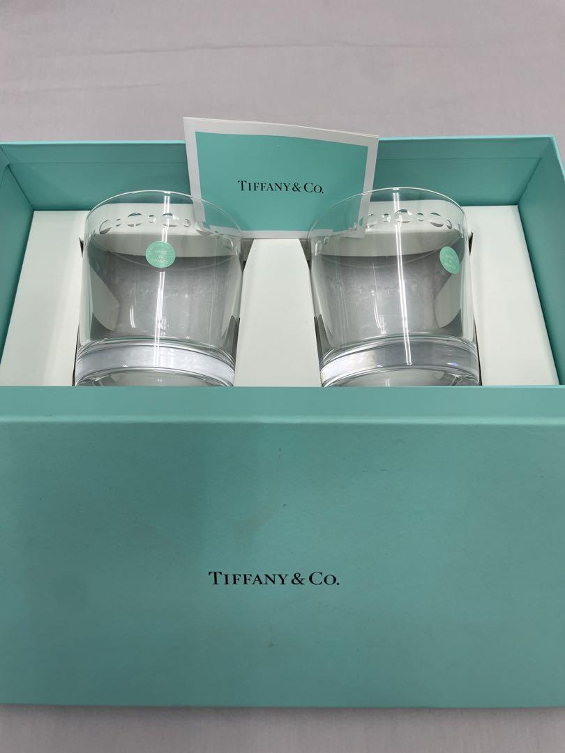 Tiffany & Co. ガラス製タンブラー 2個セット