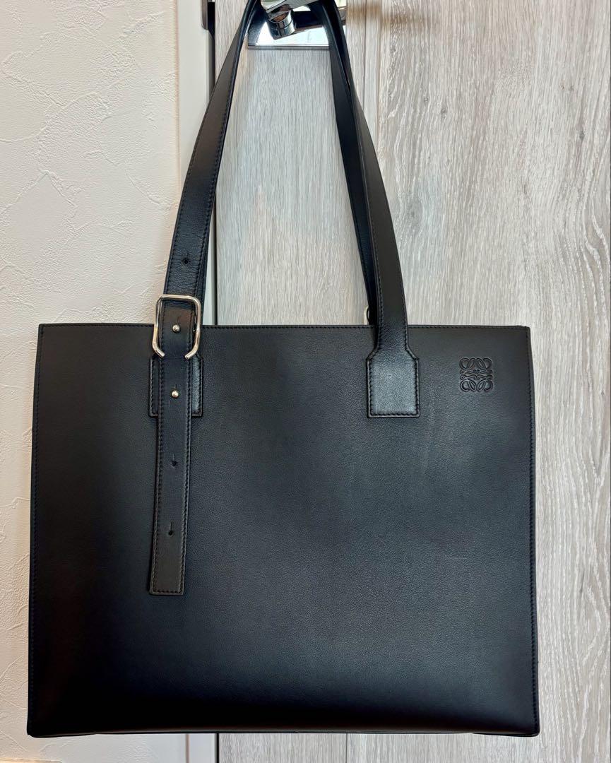 ロエベ　LOEWE　バックルホリゾンタル　トートバッグ