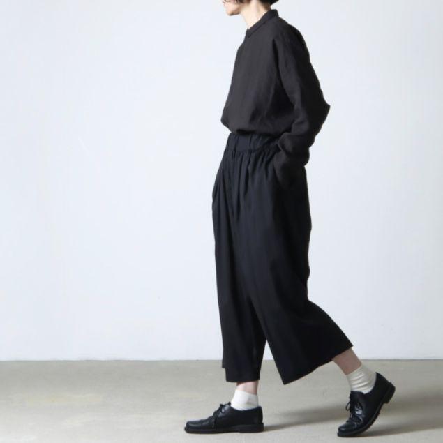 Vlas blomme コルトレイクリネン ヴィンテージワイドシャツ 21SS