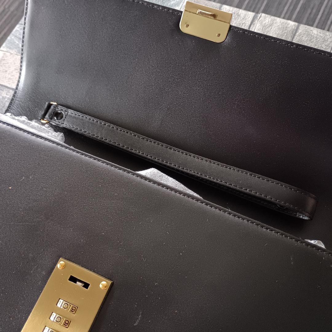 【バッグ】dunhill ダンヒル セカンドバッグ 黒 本革 美品