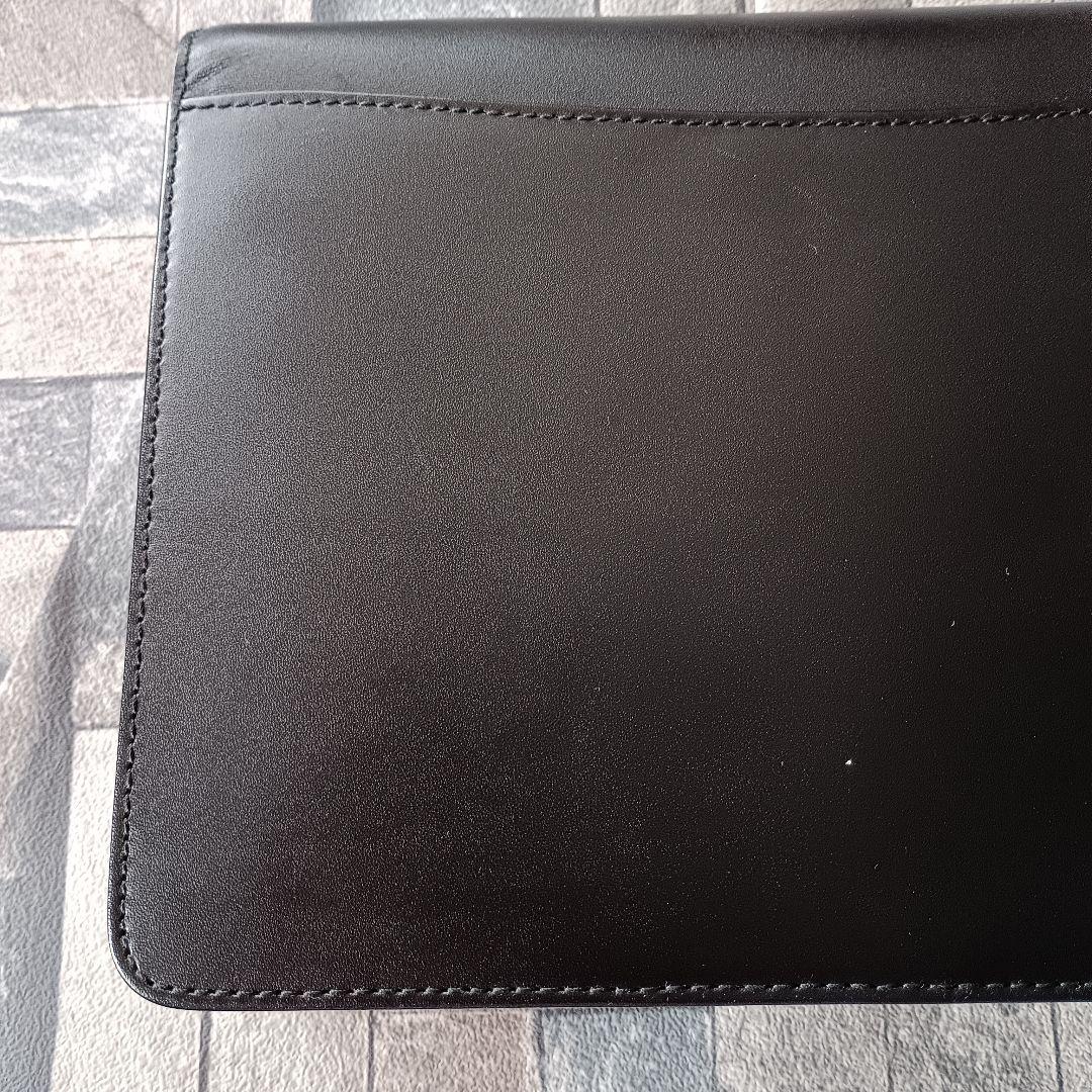 【バッグ】dunhill ダンヒル セカンドバッグ 黒 本革 美品