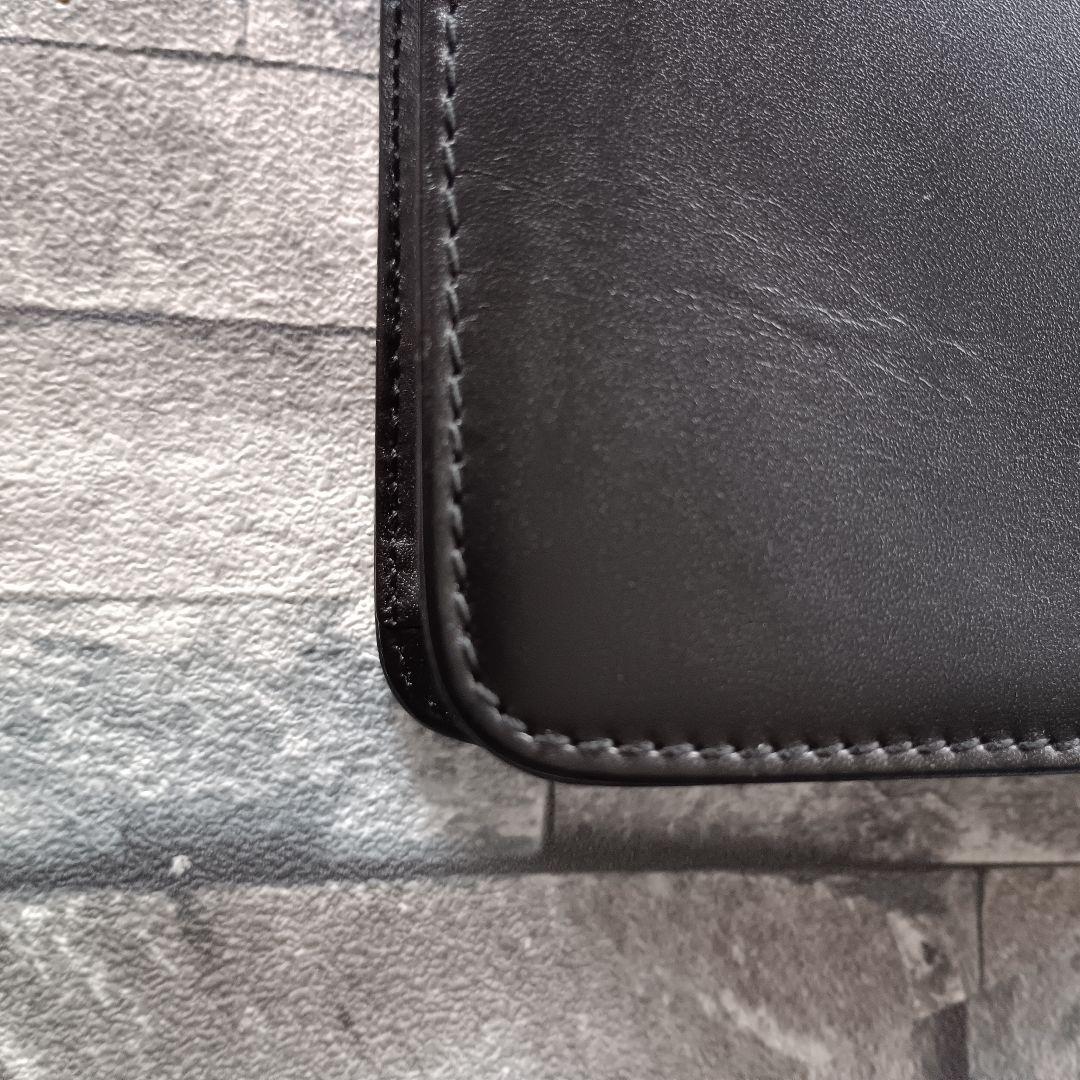 【バッグ】dunhill ダンヒル セカンドバッグ 黒 本革 美品