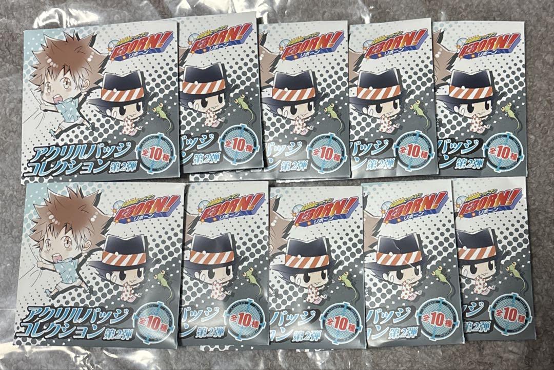 10個 家庭教師ヒットマンREBORN アクリルバッジコレクション 第2