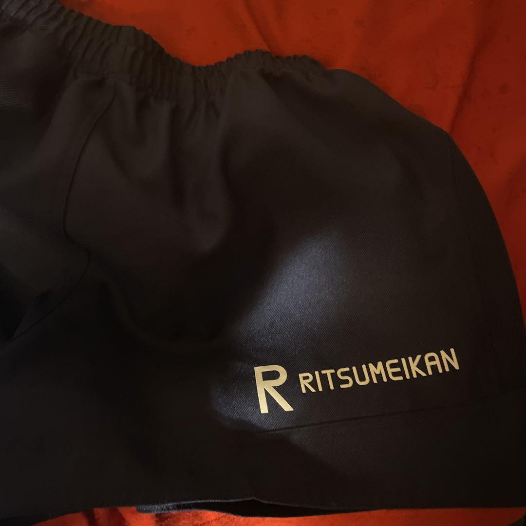 立命館大学　ラグビー部　スローガンTシャツ　試合用短パンセット 立命館大学 ラグビー部 スローガンTシャツ 試合用短パンセット