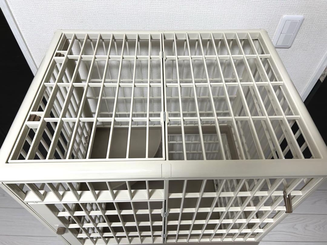 【極美品】アイリスオーヤマ 2段プラケージ 662 スリムタイプ