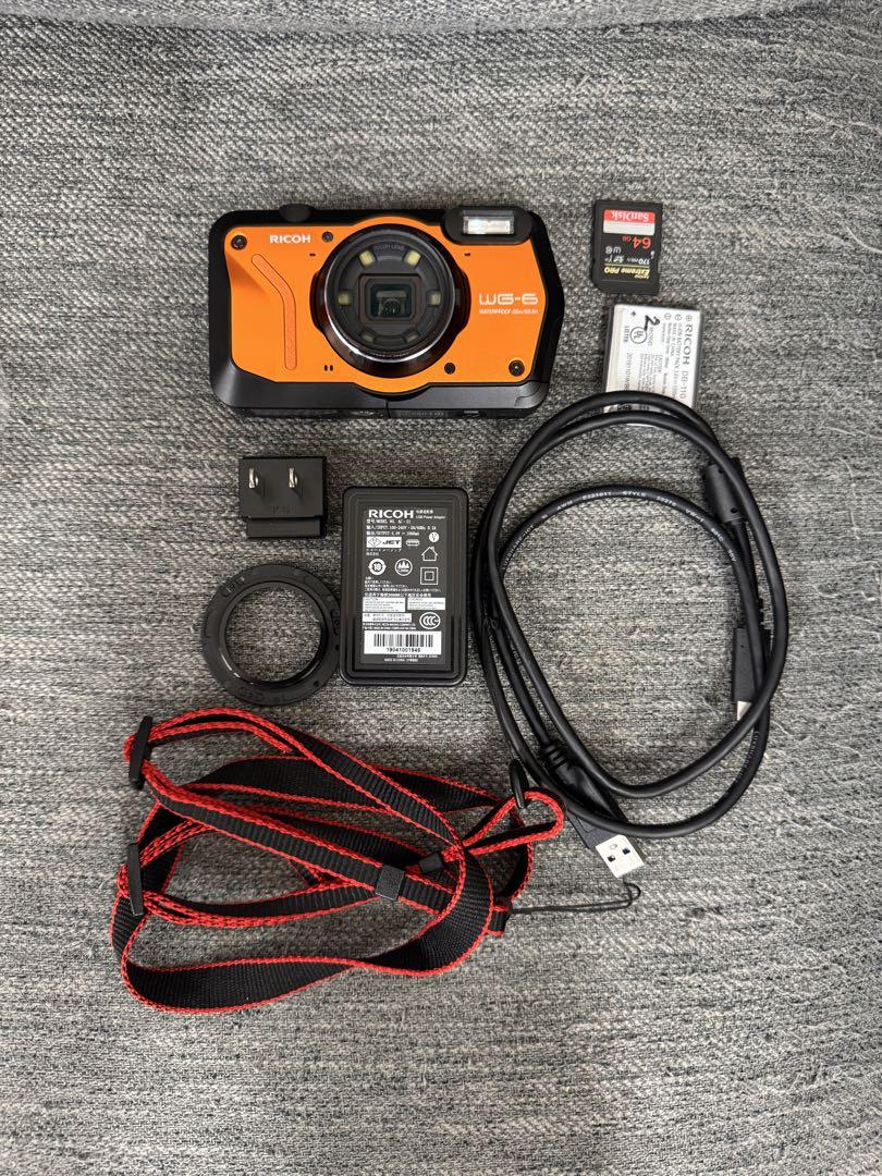 RICOH WG-6 オレンジ