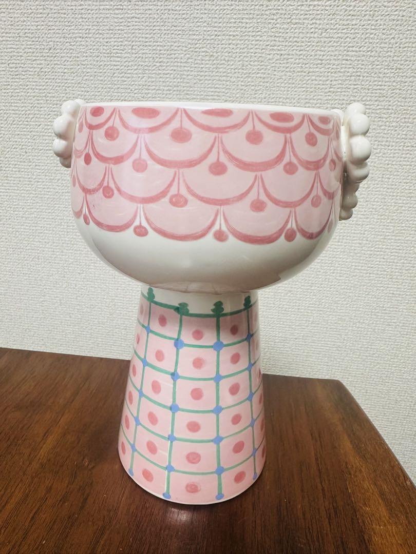 ビヨン・ヴィンブラッド　フラワーベース　ピンク