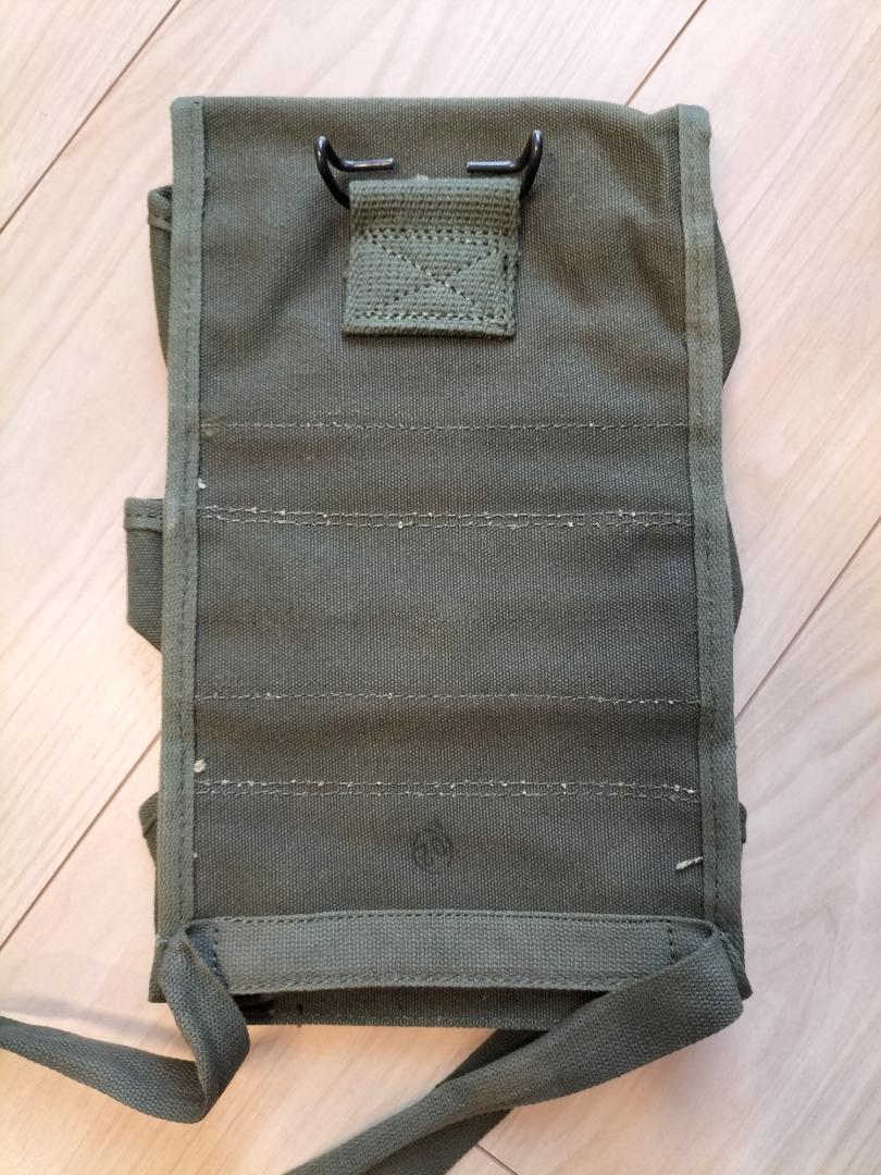 米軍 ナム戦期 3連ポーチ（CARRIER， GRENEDE， 3POCKET）