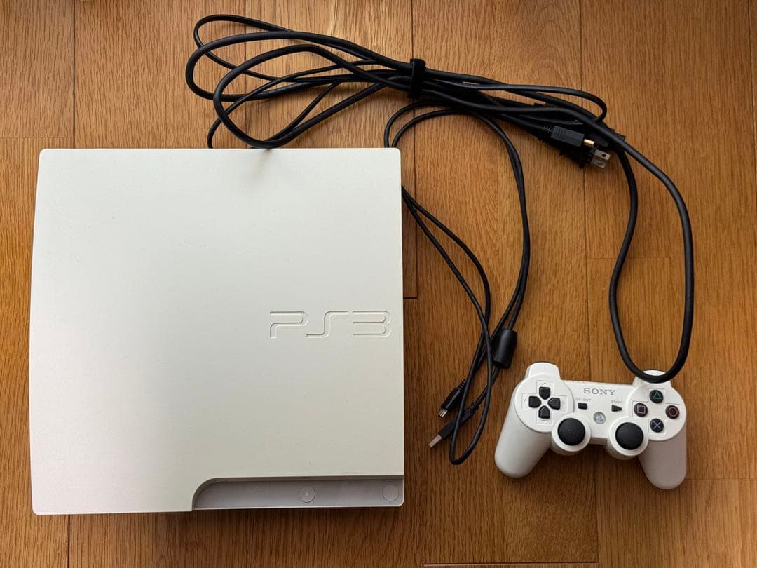 PS3（CECH-3000A） 本体 コントローラー ケーブル等　初期化済み
