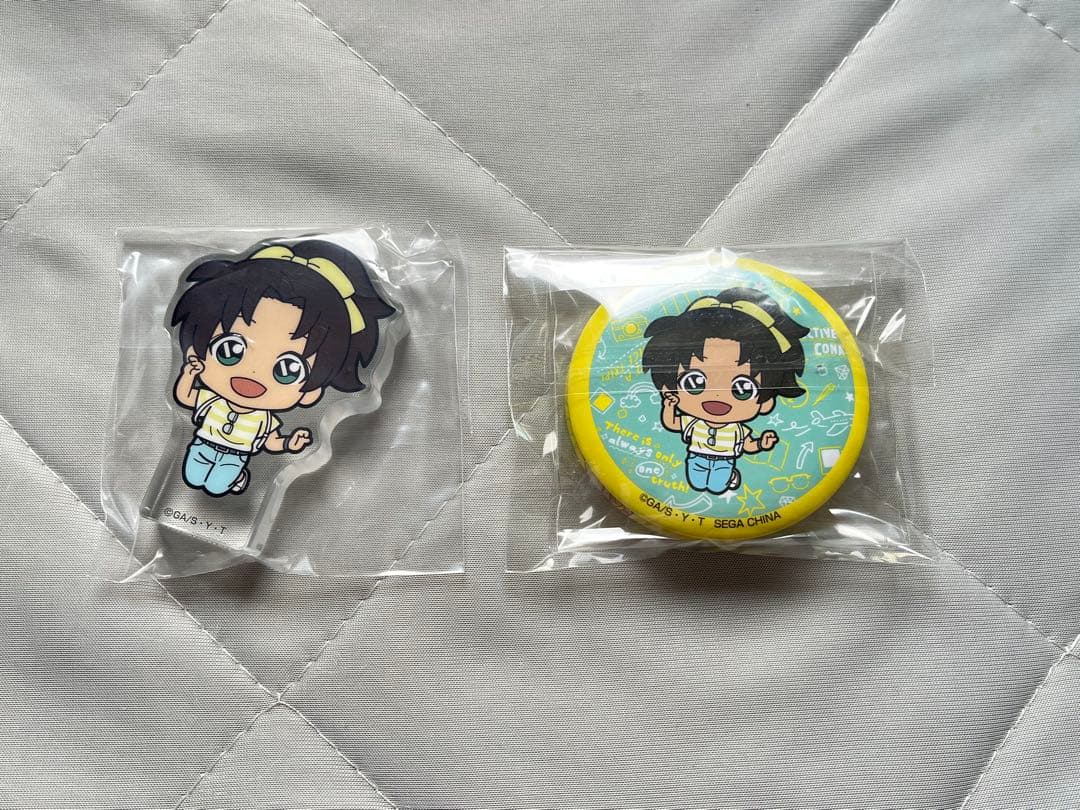 名探偵コナン 遠山和葉 アクリルブロック＆缶バッジ2種セット - メルカリ