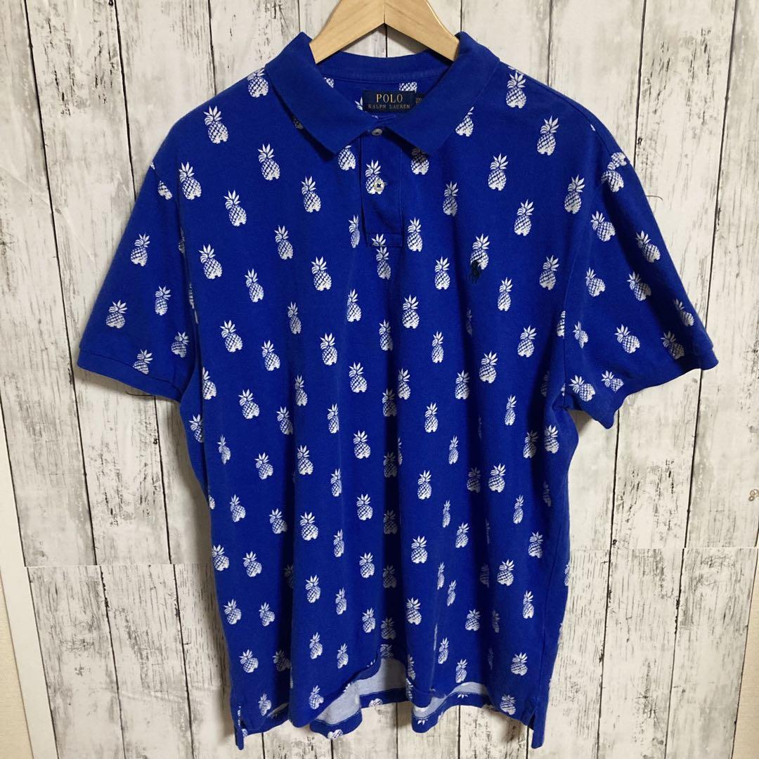 POLO RALPH LAUREN ラルフローレン パイナップル柄 ポロシャツ