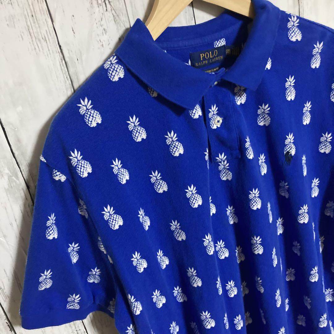 POLO RALPH LAUREN ラルフローレン パイナップル柄 ポロシャツ