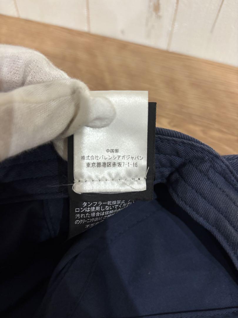 BALENCIAGA バレンシアガ ネイビー キャップ 帽子