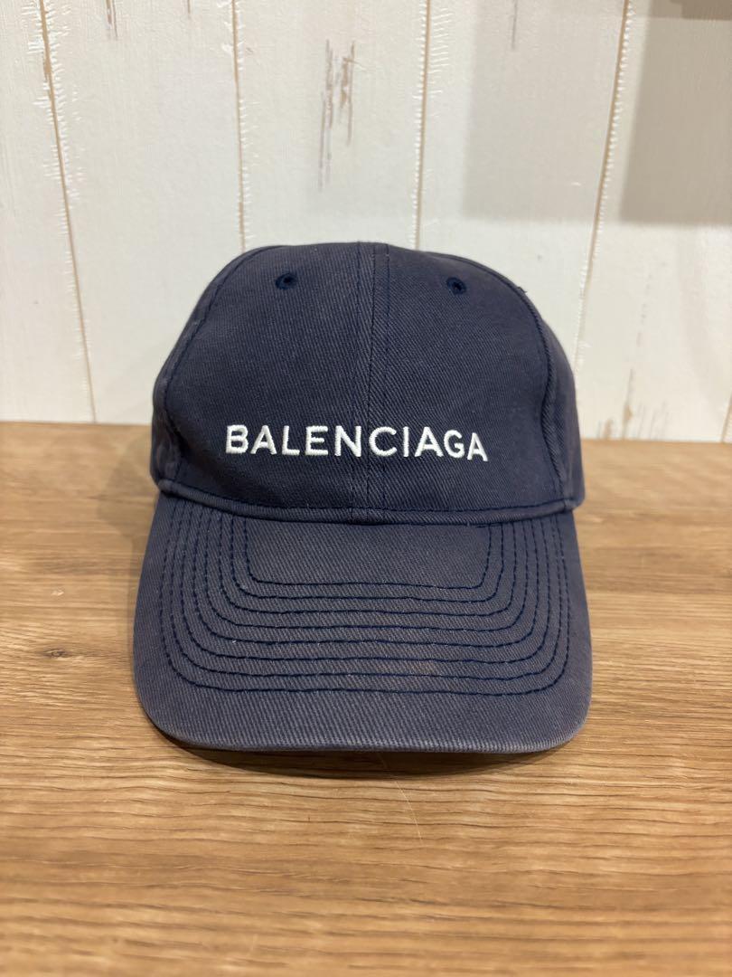 BALENCIAGA バレンシアガ ネイビー キャップ 帽子
