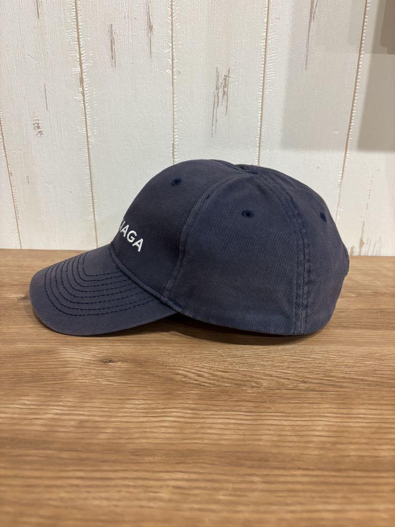 BALENCIAGA バレンシアガ ネイビー キャップ 帽子