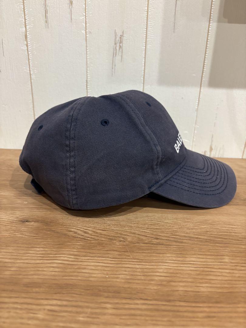 BALENCIAGA バレンシアガ ネイビー キャップ 帽子