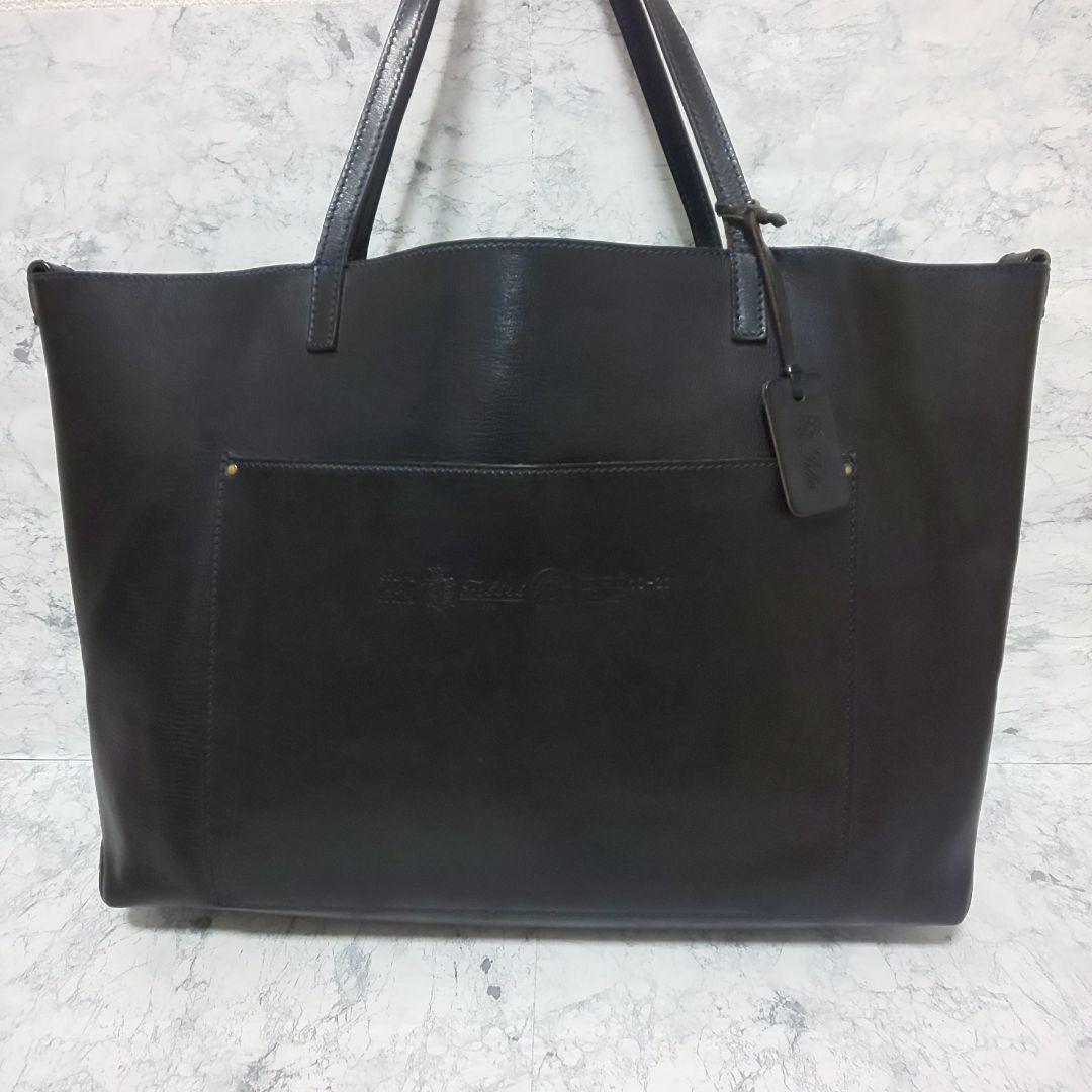 廃盤品 Felisi ラージトートバッグ 13-37 イタリアンレザー ブラック 廃盤品 Felisi ラージトートバッグ 13-37 イタリアンレザー ブラック