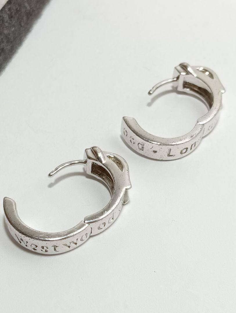 ヴィヴィアンウエストウッド　フープ　ピアス　BOBBY EARRINGSシルバー