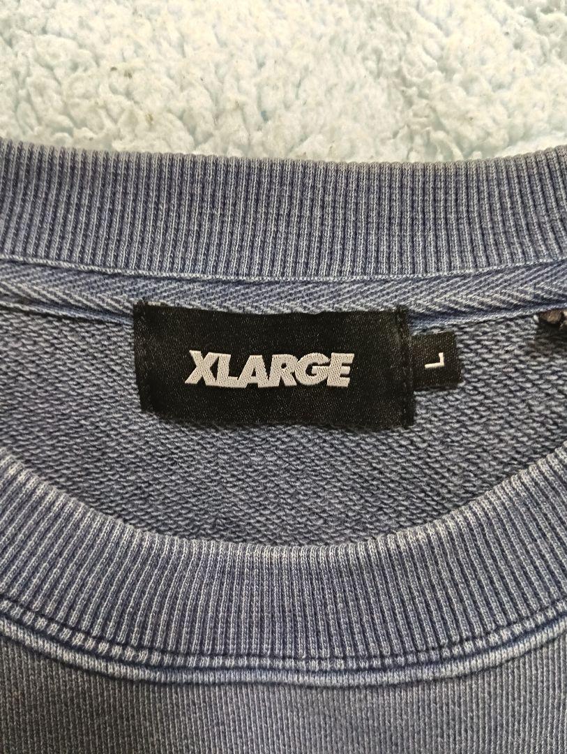 スウェットXLARGE MOTORS CREWNECK SWEATSHIRT