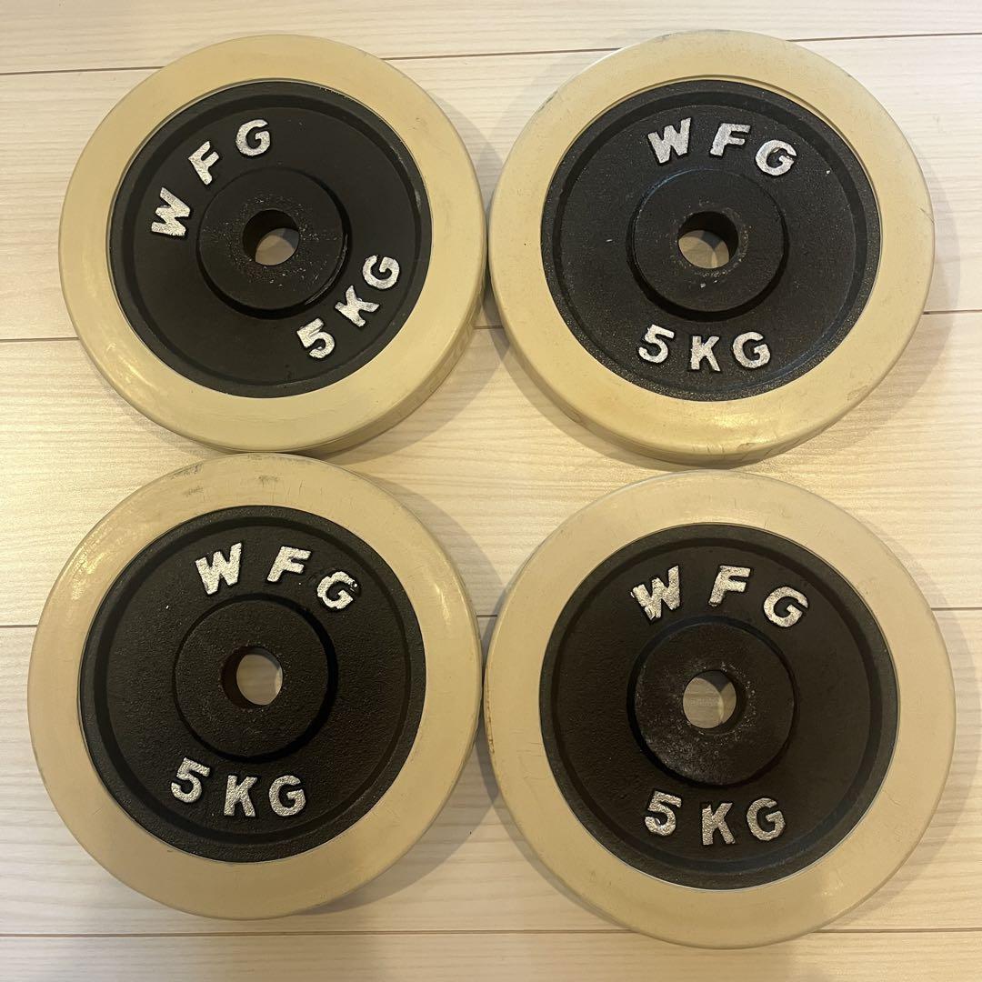 WFG 5KG ダンベルプレート 4枚セット