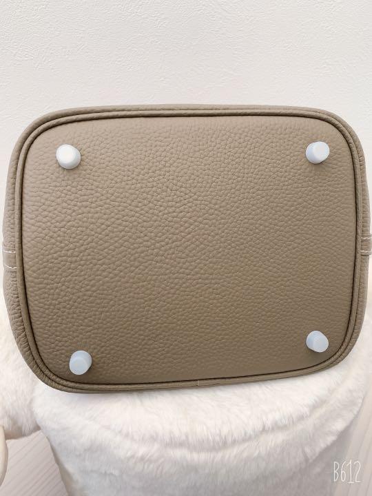 定番即納 牛本革ハンドバッグ シルバーMサイズ グレージュ VqMNp-m77563390849 定番即納