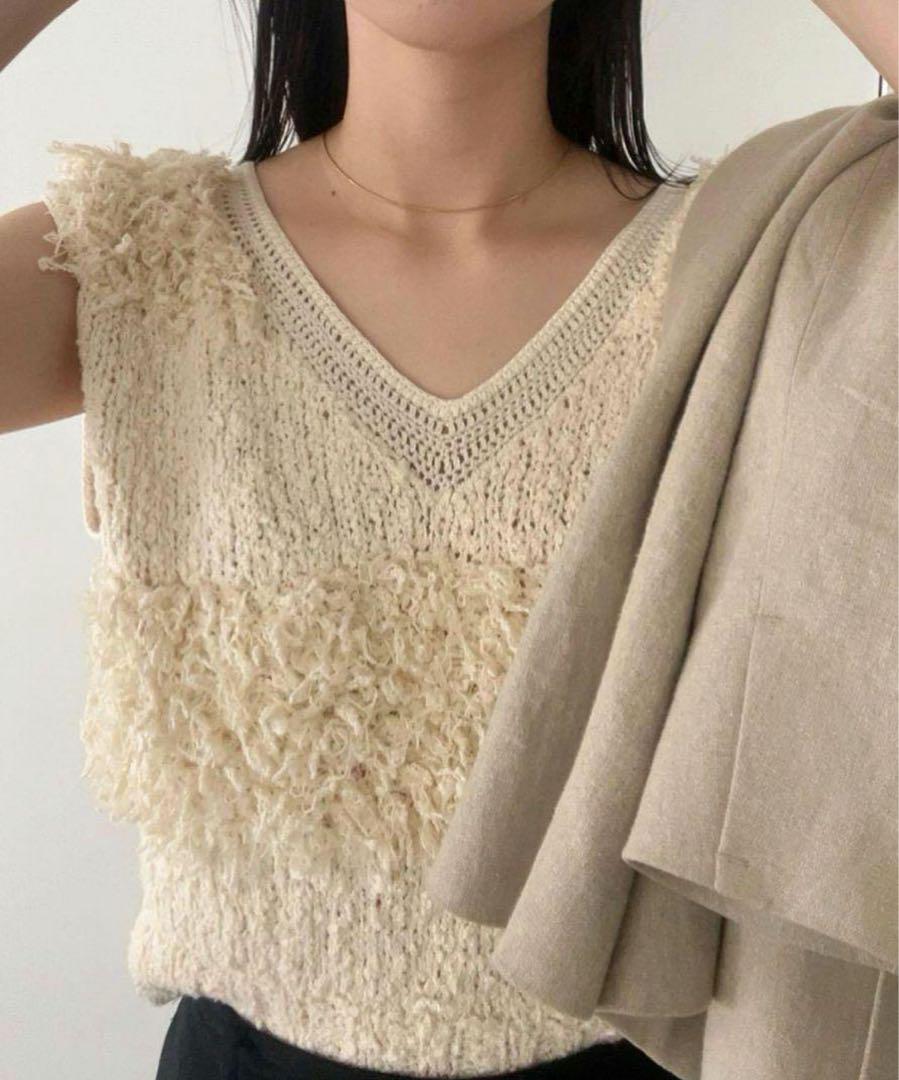 トップス leinwande Tweed Fringe Top