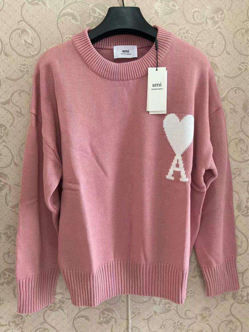 即購入可 ⭐︎ アミパリス　AmiParis セーター　ピンク　ニット ami - アミパリ正規品☆ピンクニットの通販 by でめめ's shop