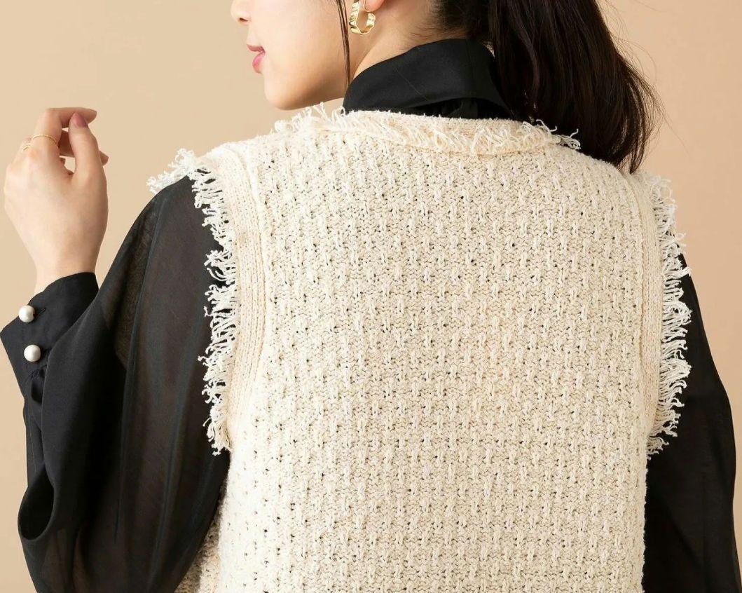 お値下げしました】ローズティアラ ジレ 大きいサイズ