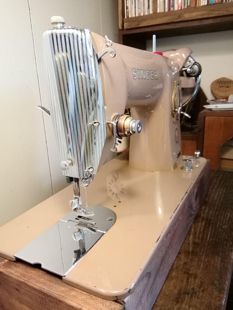 足踏みミシン　シンガー　名機SINGER 191U　モーター付き