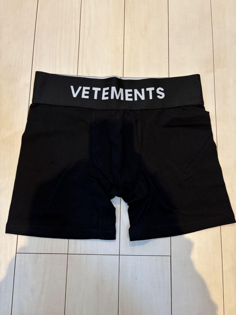 VETEMENTS ホワイト ボクサーショーツ　L