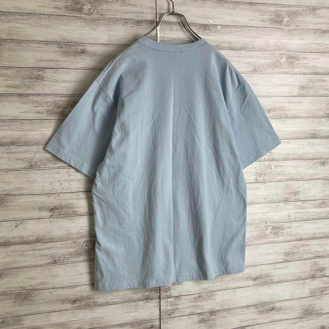 【完売モデル】ブラックアイパッチデカロゴ くすみカラー Tシャツ Lサイズ