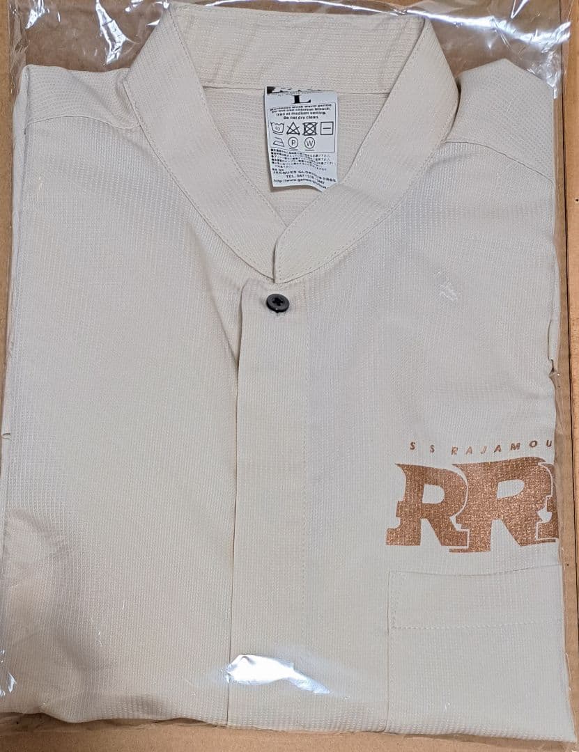 最旬トレンドパンツ 映画『RRR』クルタ風シャツ☆ベージュ☆新品