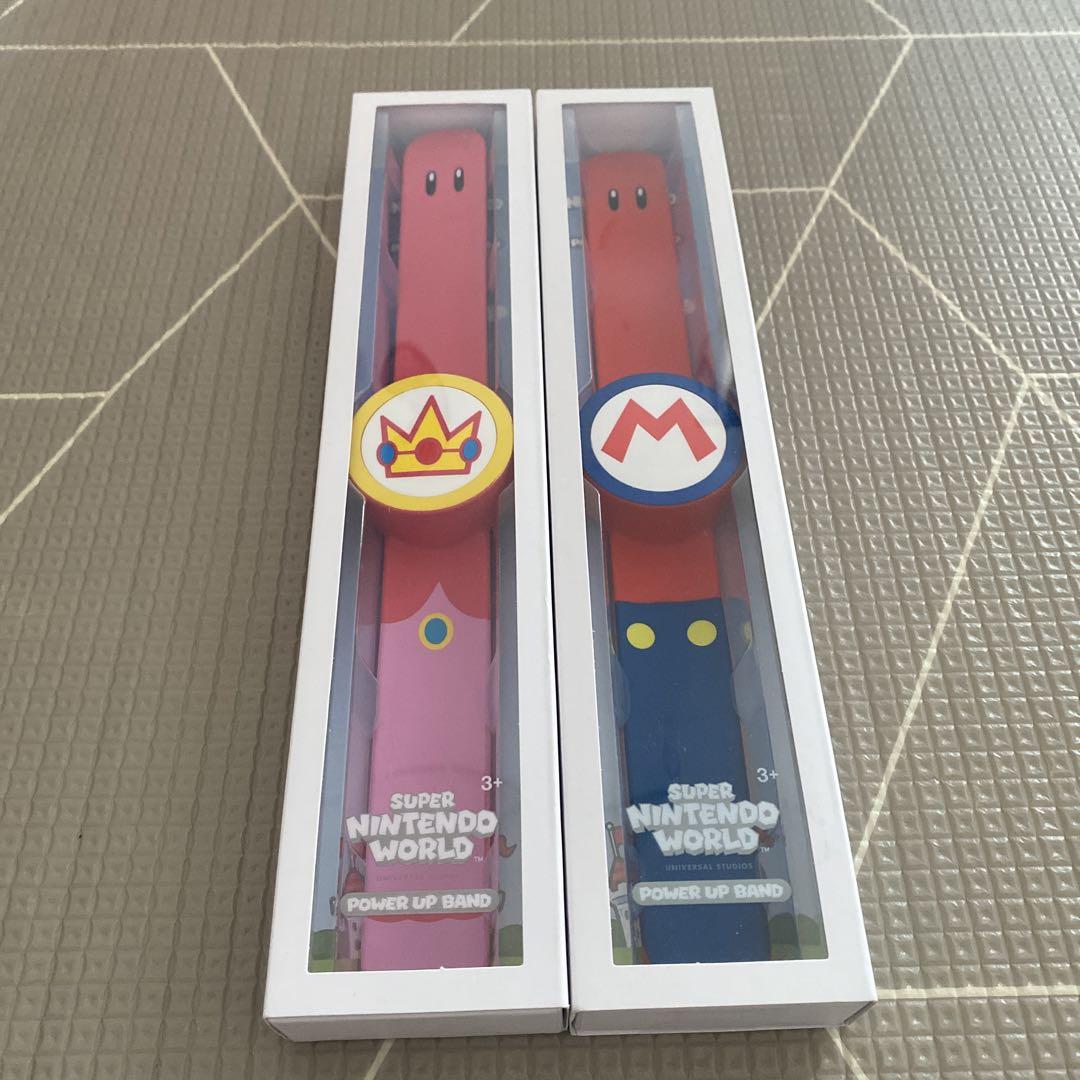 USJ パワーアップバンド マリオ ピーチ - メルカリ