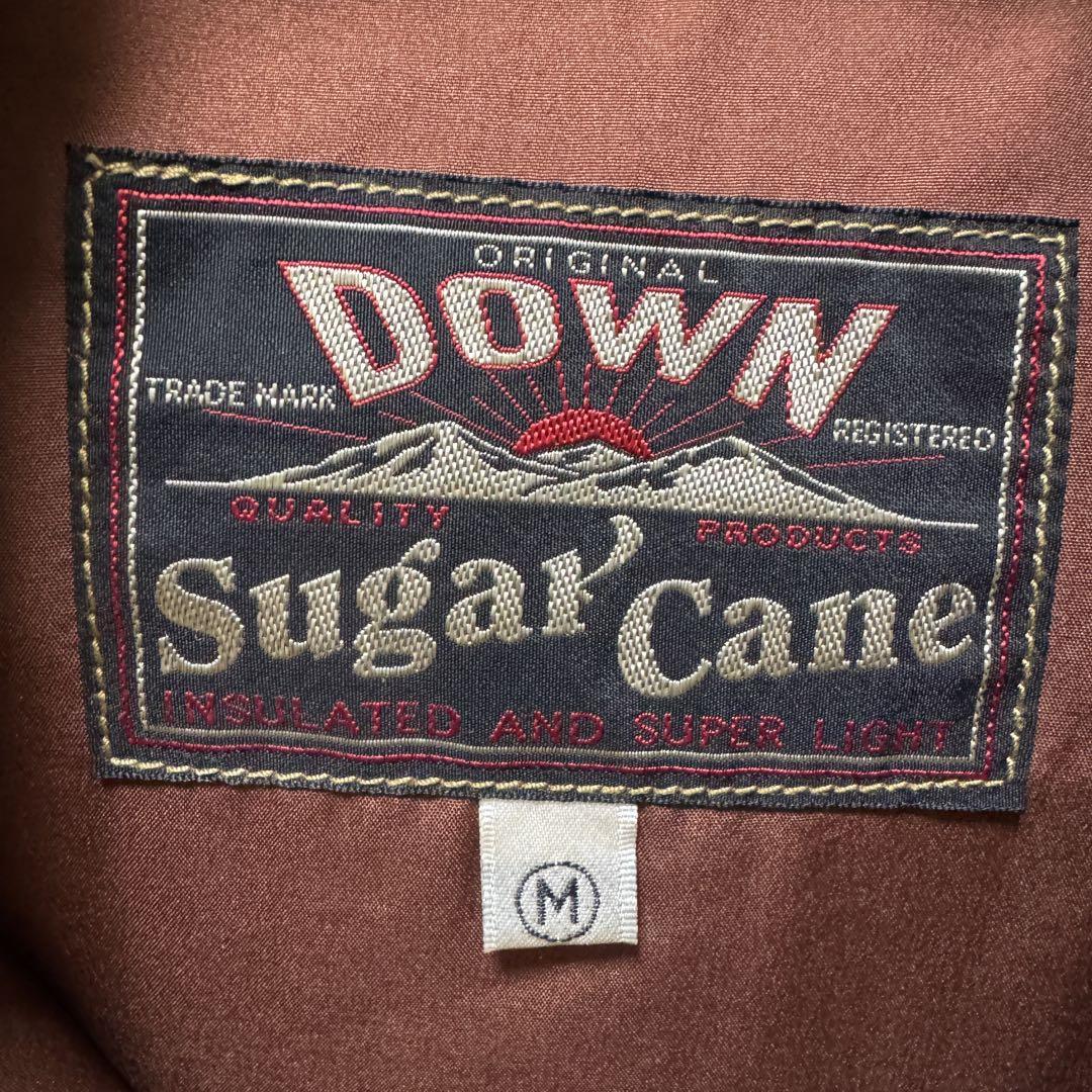 SUGAR CANE レザーヨークダウンベストMサイズ