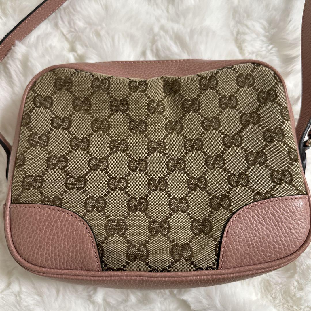 GUCCI ショルダーバッグ ピンク 保存袋付き　GGマーク
