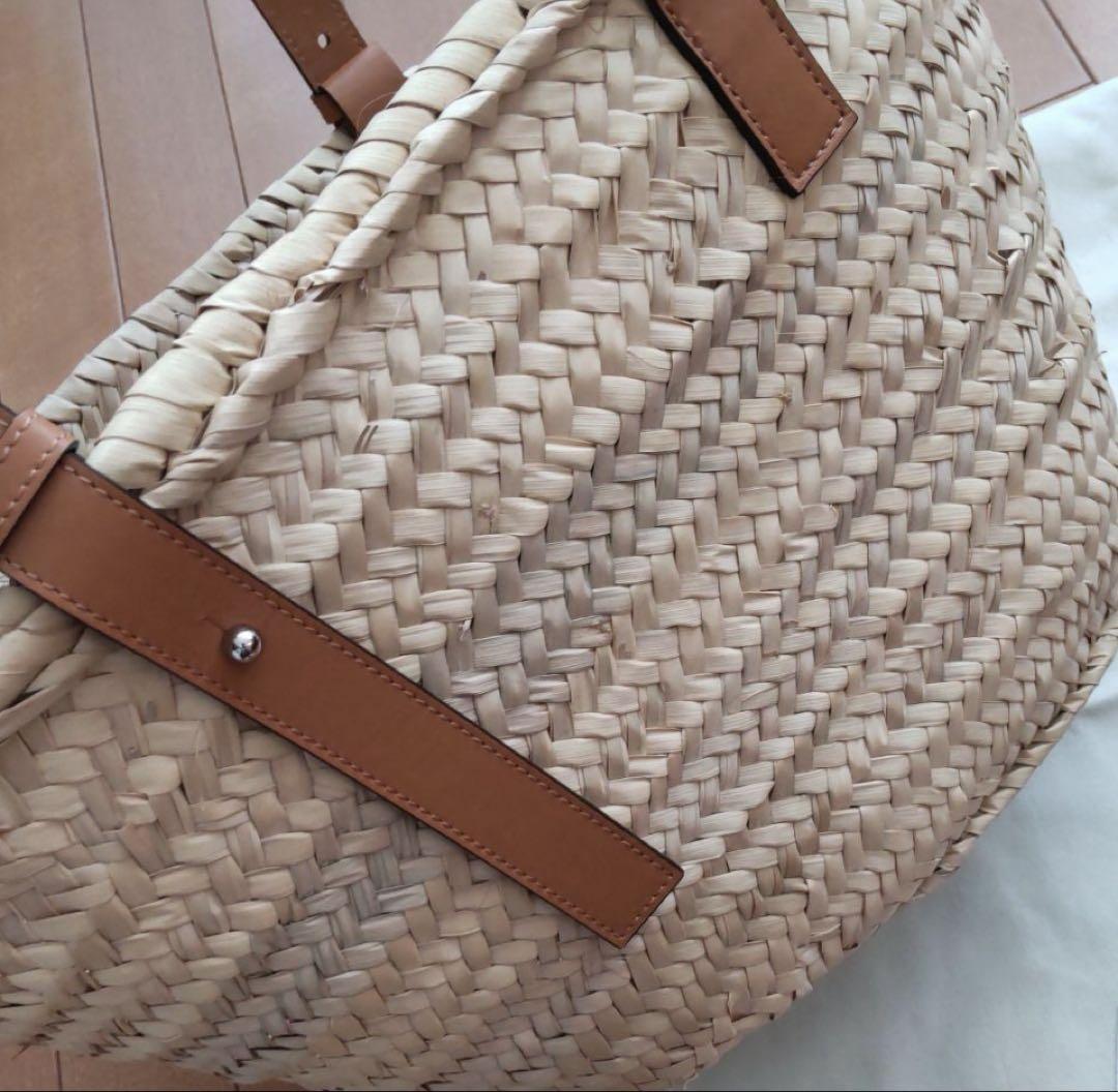LOEWE ロエベ かごバッグ ラージ バスケット ラフィア ケン