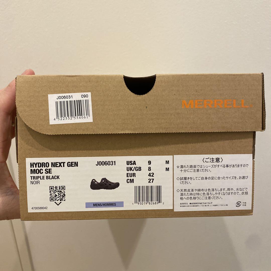 MERRELL メレル　HYDRO NEXT GEN MOC SE 27