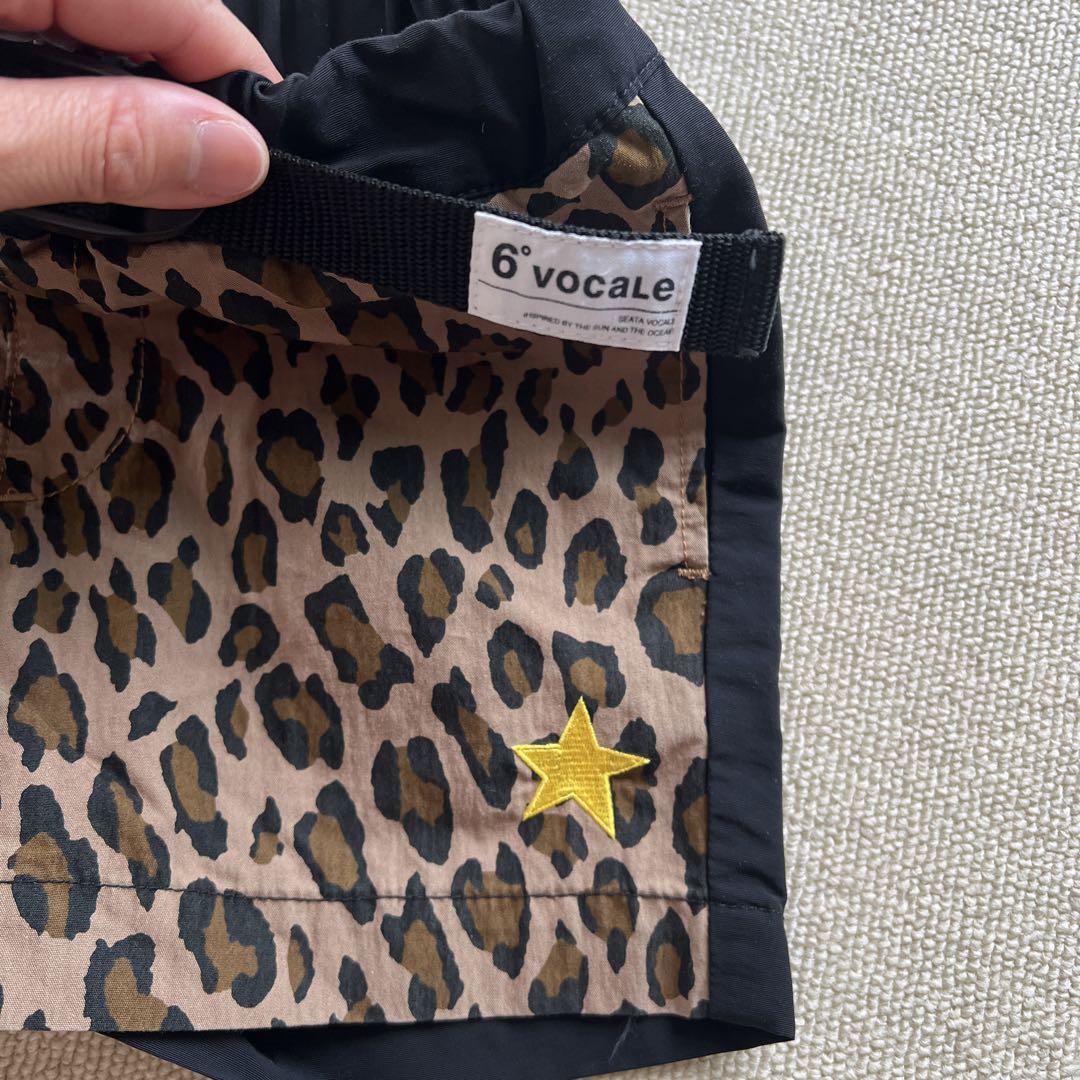 6°vocale レオパード柄 ヒョウ柄 ショートパンツ 100サイズ