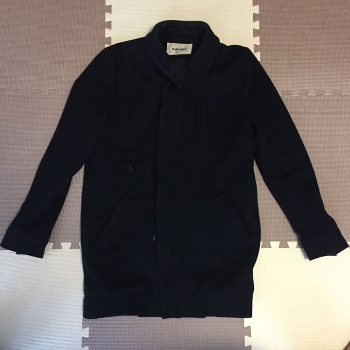 HERMES エルメス リブ編みジップセーター インナーベスト付き メンズ