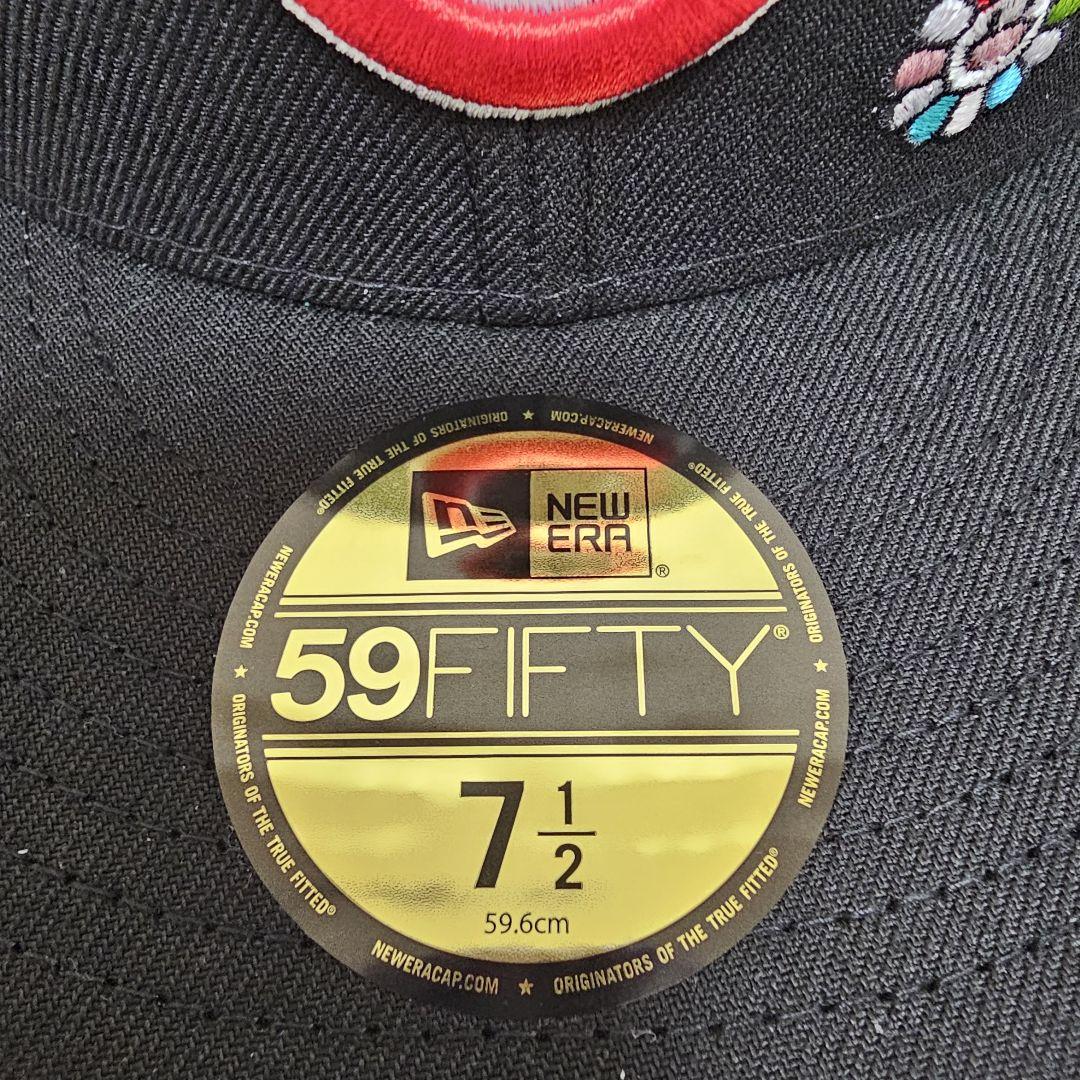 新品未使用タグ付き New Era 59FIFTY キャップ 7 1/2 村上隆