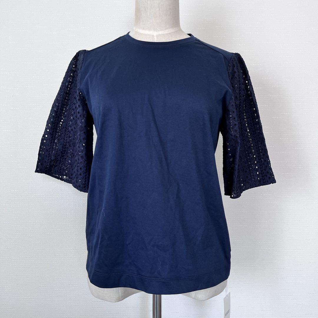 極美品 新品 マッキントッシュフィロソフィー Tシャツ 38 M 袖レース