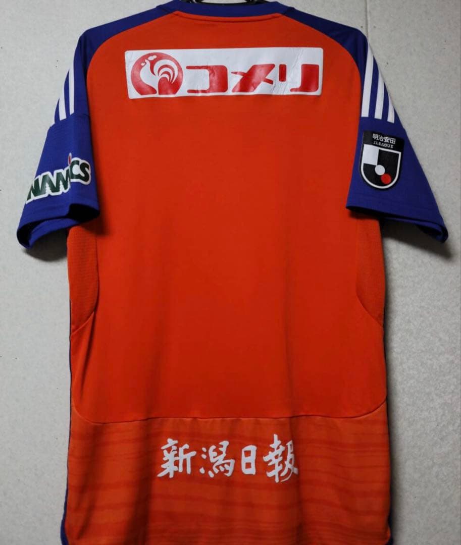 11 8まで アルビレックス新潟 背番号なし XL 2025ユニフォームadidas