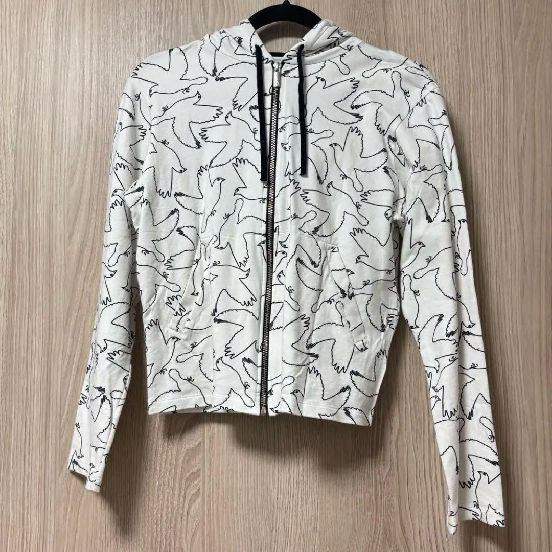 【新品タグ付】agnes b. Jain CHEZ パーカー 鳥 プルオーバー 新品タグ付】agnes b. Jain CHEZ パーカー 鳥 プルオーバー