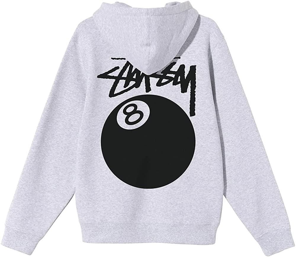人気新作 ステューシー 8 BALL ZIP GREY-XL 0fFr9-m77577902042 ジップアップパーカー お買い得得価