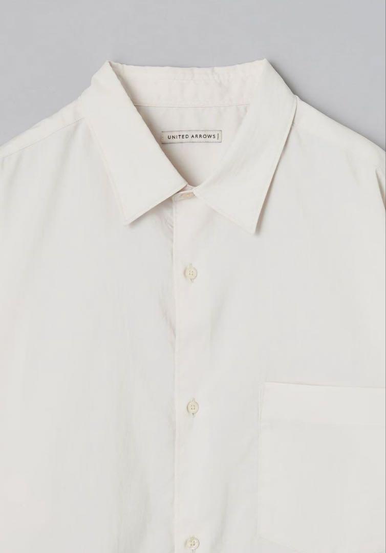 【 UNITED ARROWS 】4シーズンズ ポプリン レギュラーカラーシャツ